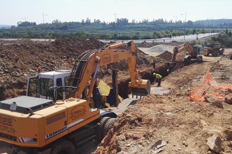 Excavaciones de zanjas