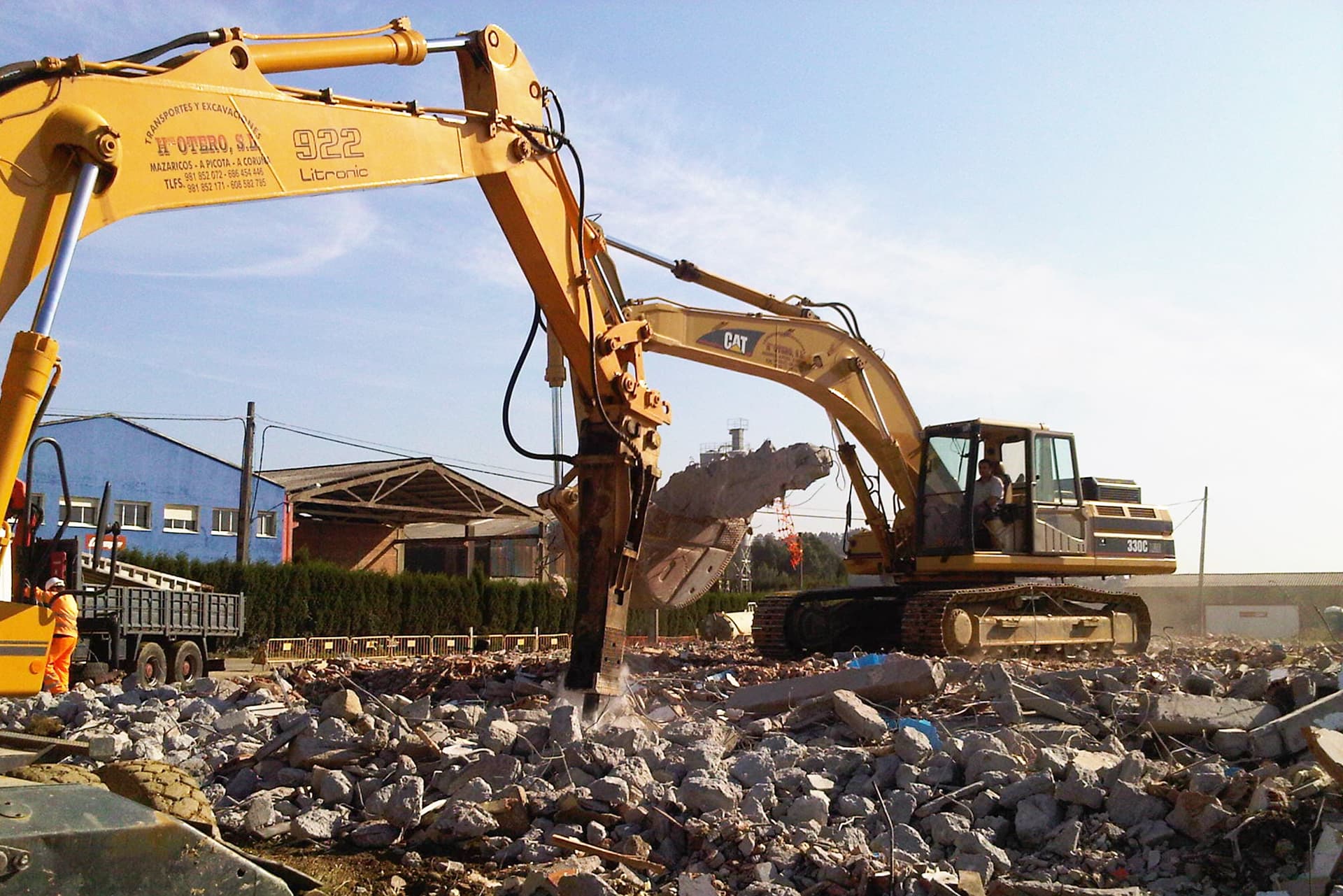 Maquinaria para excavaciones en Galicia